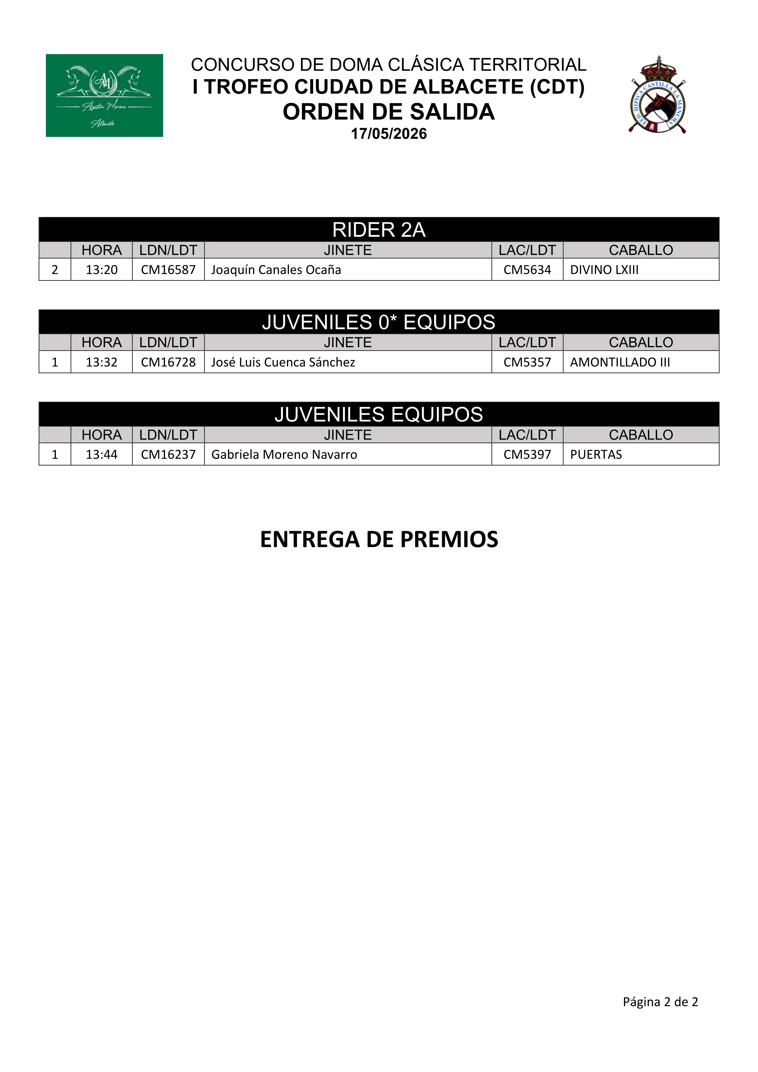 ORDEN SALIDA