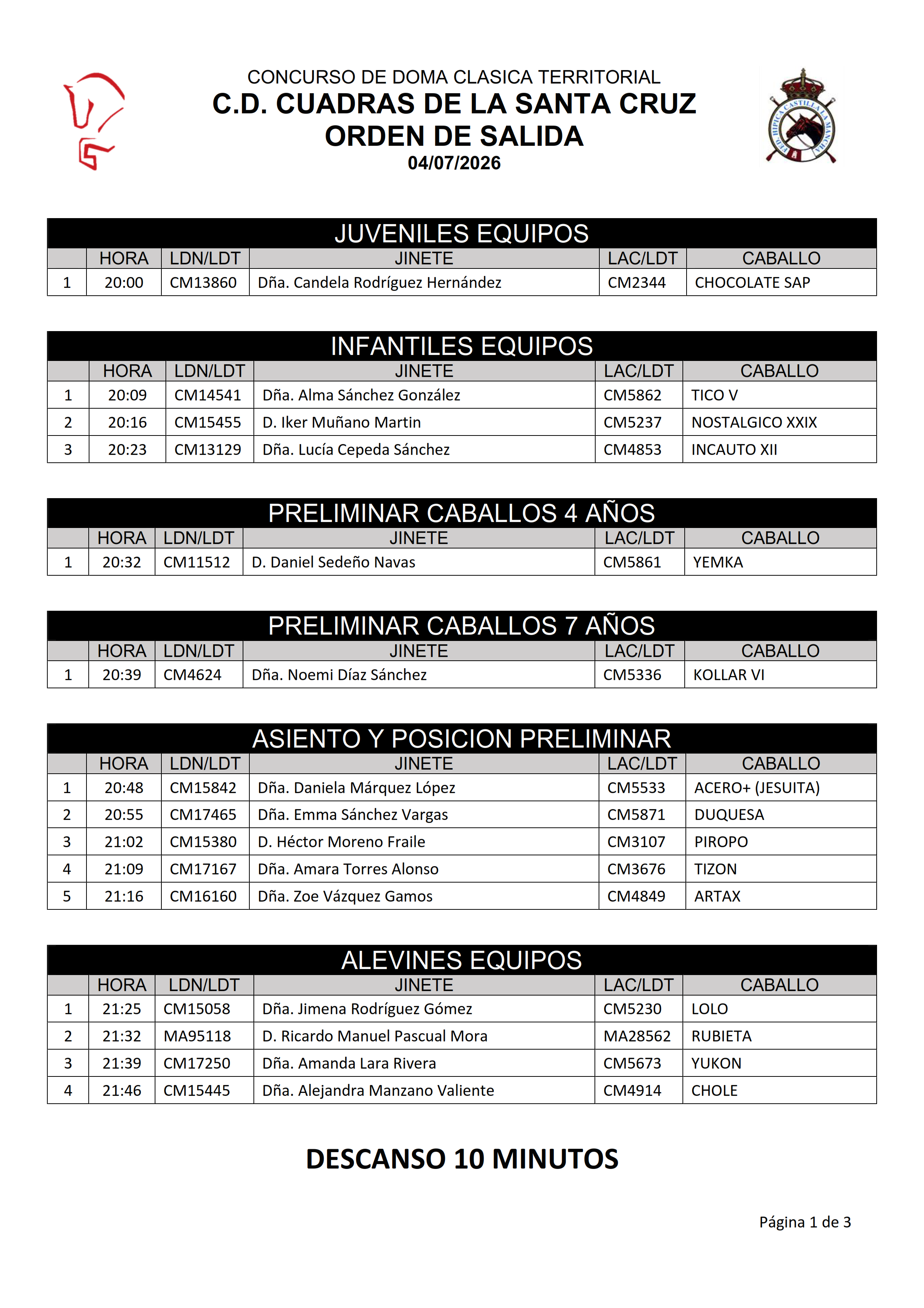 ORDEN SALIDA