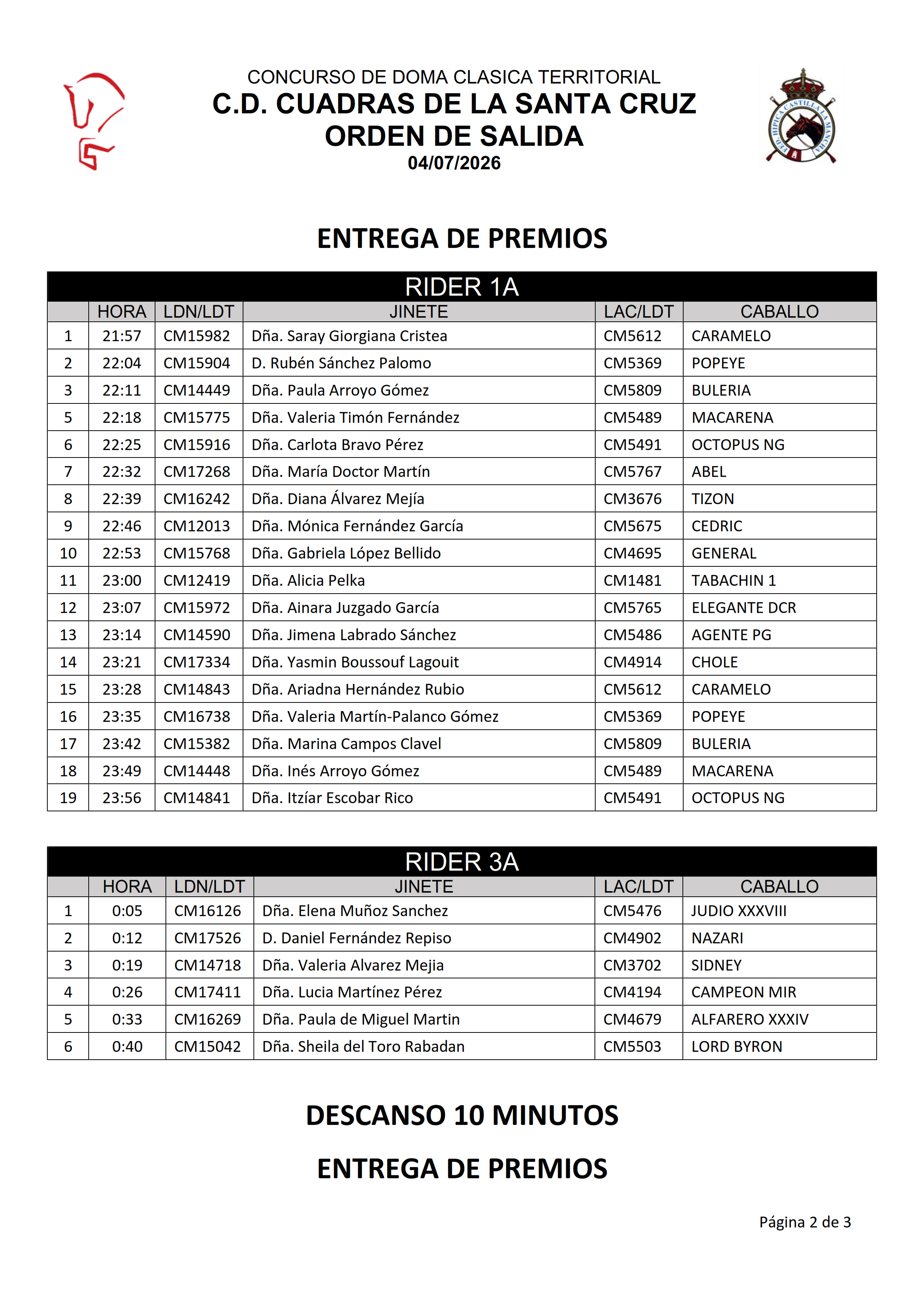 ORDEN SALIDA