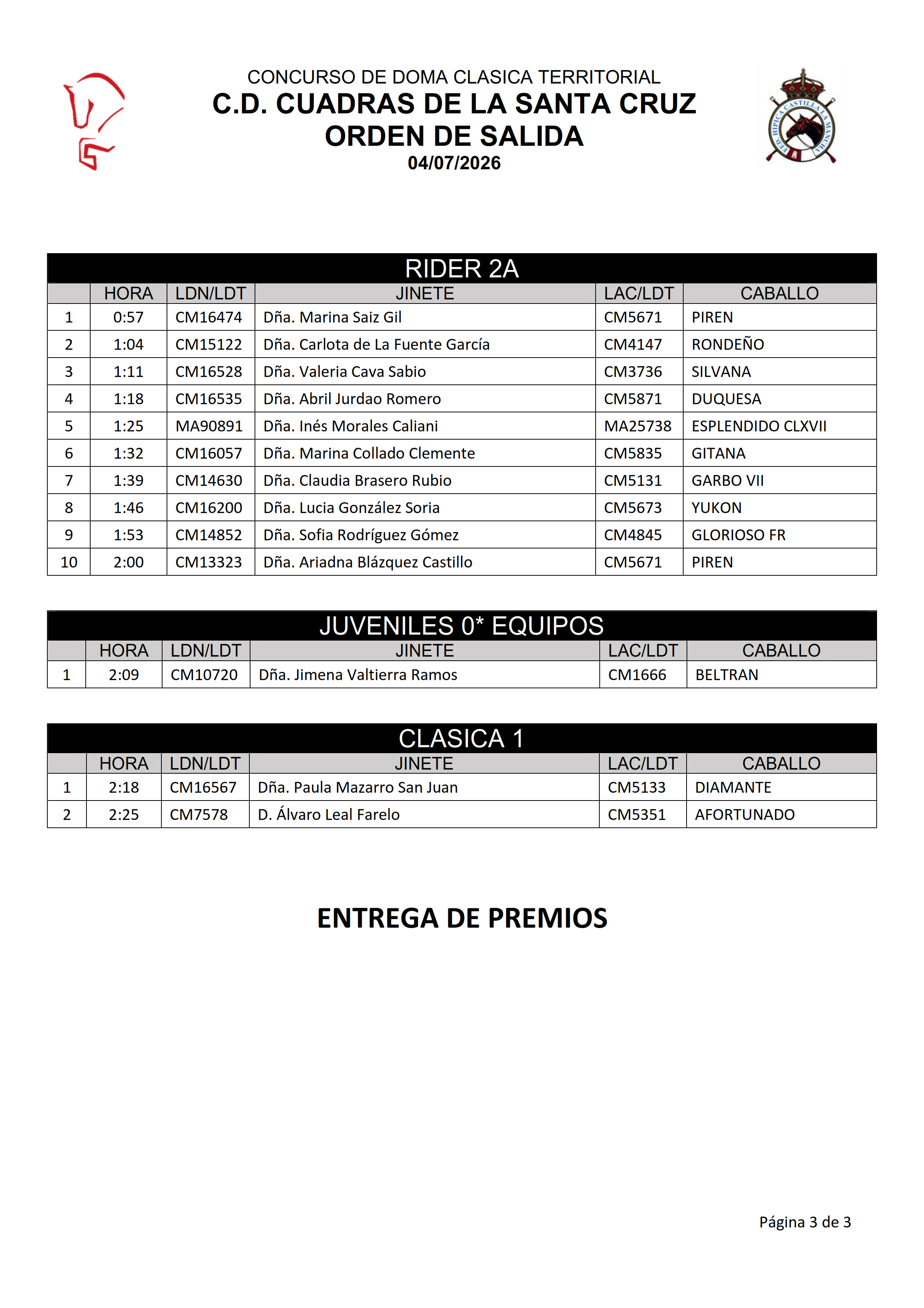 ORDEN SALIDA